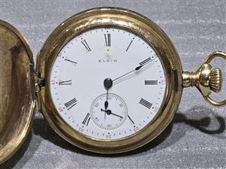 ELGIN POCKET WATCH MODEL 2 GRADE 320 7J 0S NOT RUNNING